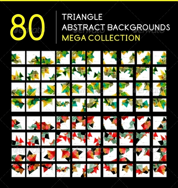 GraphicRiver Mega Collection of Triangle Backgrounds 8197019 GraphicRiver Mega Collection of Triangle Backgrounds 8197019