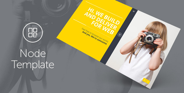 Node Responsive Portfolio Template Node Responsive Portfolio Template