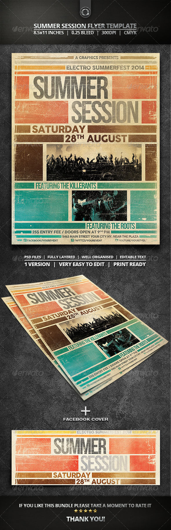 GraphicRiver Summer Session Flyer Template 8197623 GraphicRiver Summer Session Flyer Template 8197623