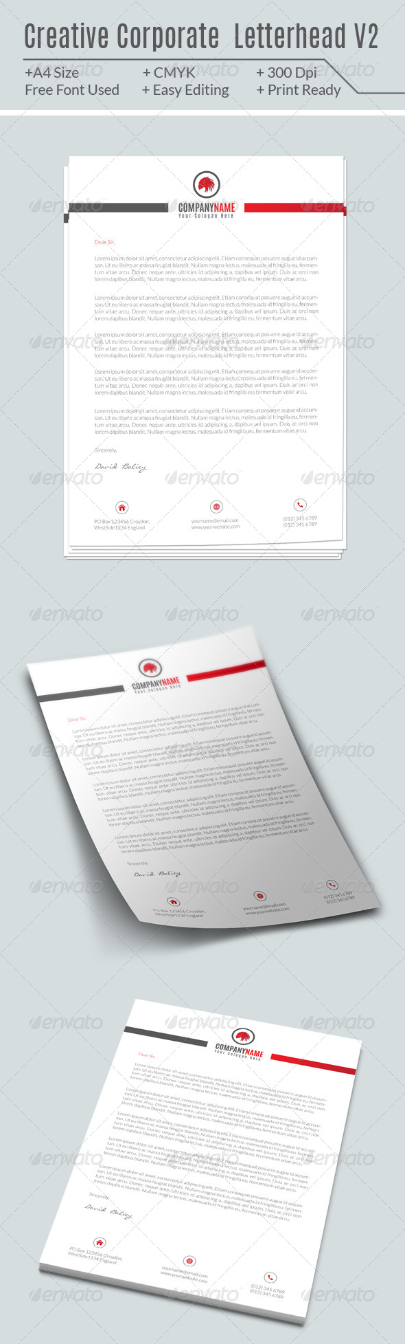 GraphicRiver Creative Corporate Letterhead V2 8198008 GraphicRiver Creative Corporate Letterhead V2 8198008