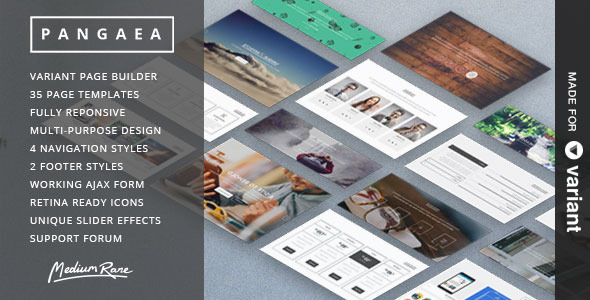 ThemeForest Pangaea Multi-Purpose Template with Page Builder 