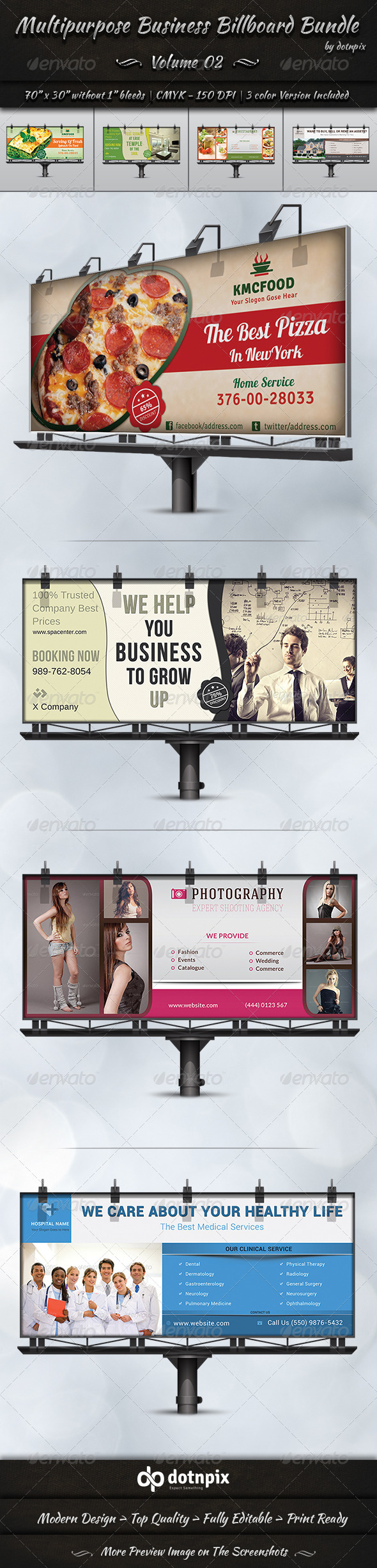 GraphicRiver Multipurpose Business Billboard Bundle Volume 2 8204193 GraphicRiver Multipurpose Business Billboard Bundle Volume 2 8204193