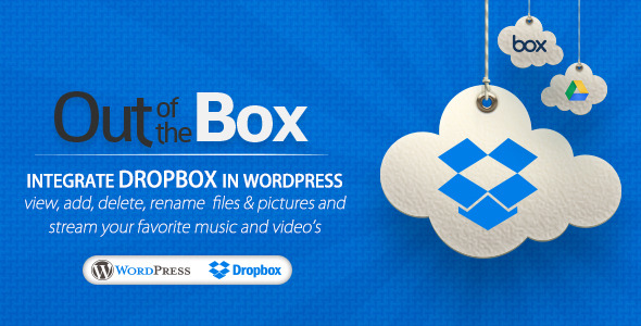 Out-of-the-Box Dropbox plugin for WordPress Out-of-the-Box Dropbox plugin for WordPress