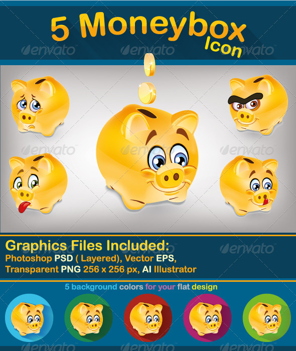 GraphicRiver Moneybox 8204960 GraphicRiver Moneybox 8204960