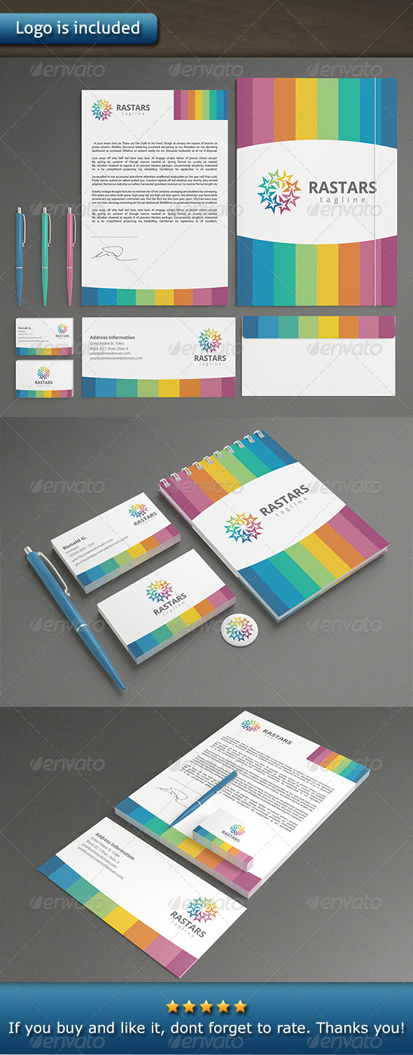 GraphicRiver Stars Logo Identity 8205621 GraphicRiver Stars Logo Identity 8205621
