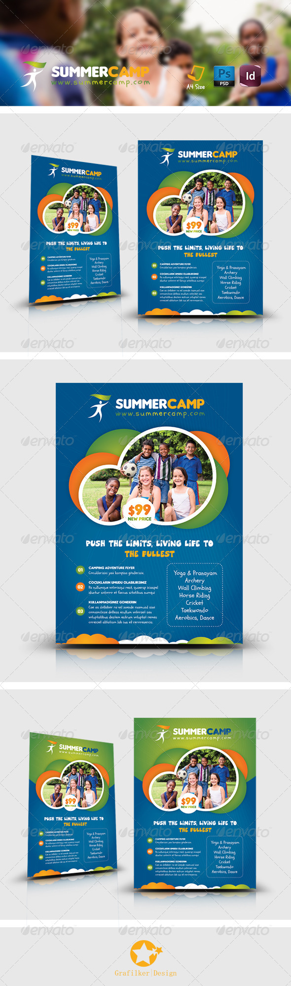 Summer Camp Flyer Templates