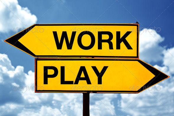 Work or play, opposite signs