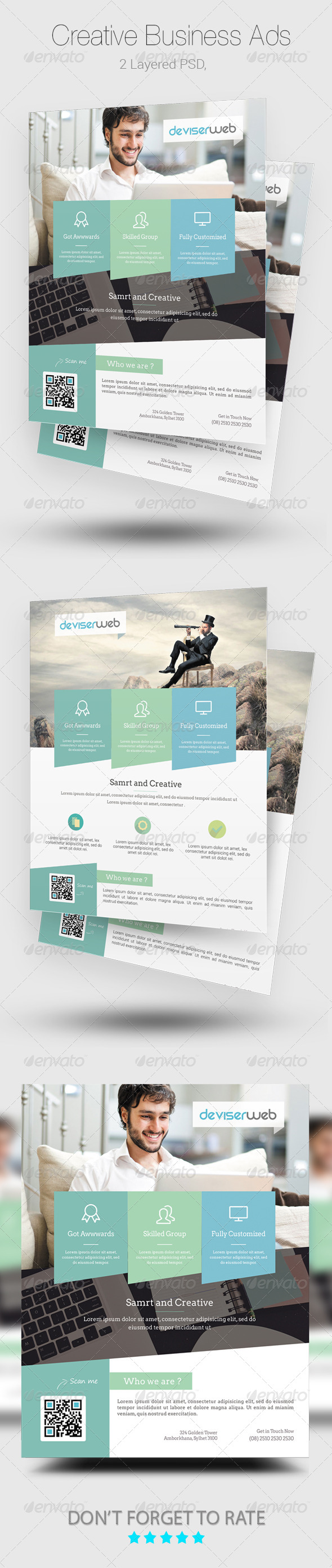 GraphicRiver Modern Business Magazine Ads Template 8206376 GraphicRiver Modern Business Magazine Ads Template 8206376