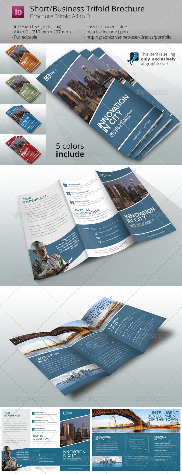 GraphicRiver Business Brochure Trifold Innovation in City 8206687 GraphicRiver Business Brochure Trifold Innovation in City 8206687