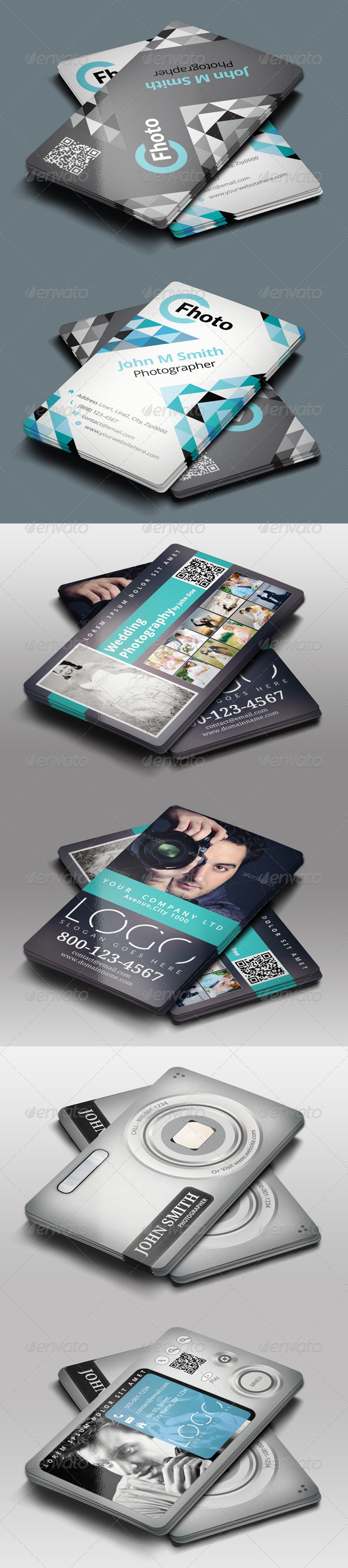 3in1 Photography Business Cards Bundle 3in1 Photography Business Cards Bundle