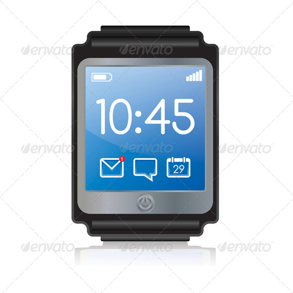 GraphicRiver Vector Smartwatch Illustration 8208413 GraphicRiver Vector Smartwatch Illustration 8208413