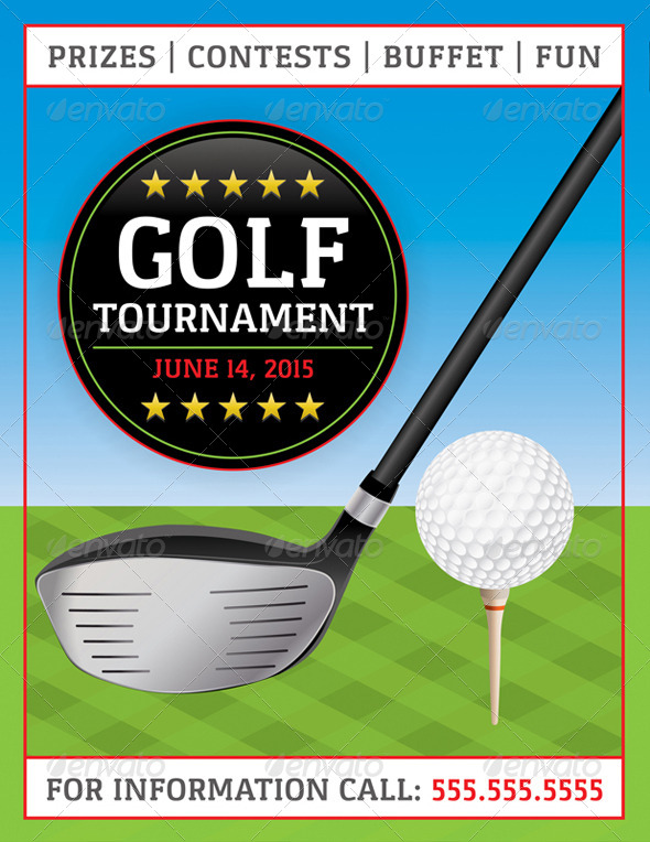 GraphicRiver Vector Golf Tournament Flyer 8208524 GraphicRiver Vector Golf Tournament Flyer 8208524