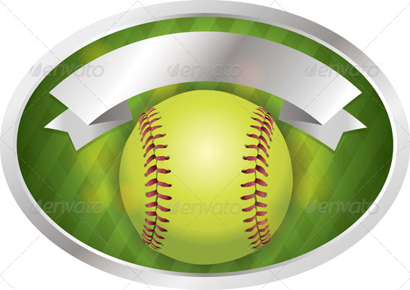 GraphicRiver Vector Softball Emblem Banner Illustration 8208643 GraphicRiver Vector Softball Emblem Banner Illustration 8208643