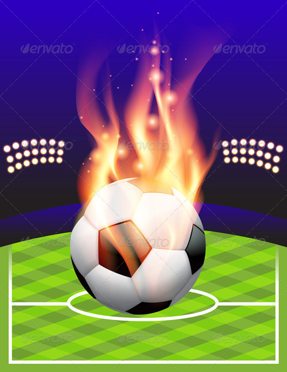 GraphicRiver Vector Flaming Soccer Football Background 8208753 GraphicRiver Vector Flaming Soccer Football Background 8208753