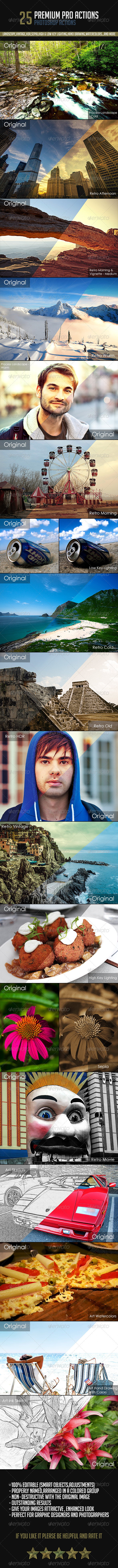 GraphicRiver 25 Premium Pro Actions 8208760 GraphicRiver 25 Premium Pro Actions 8208760