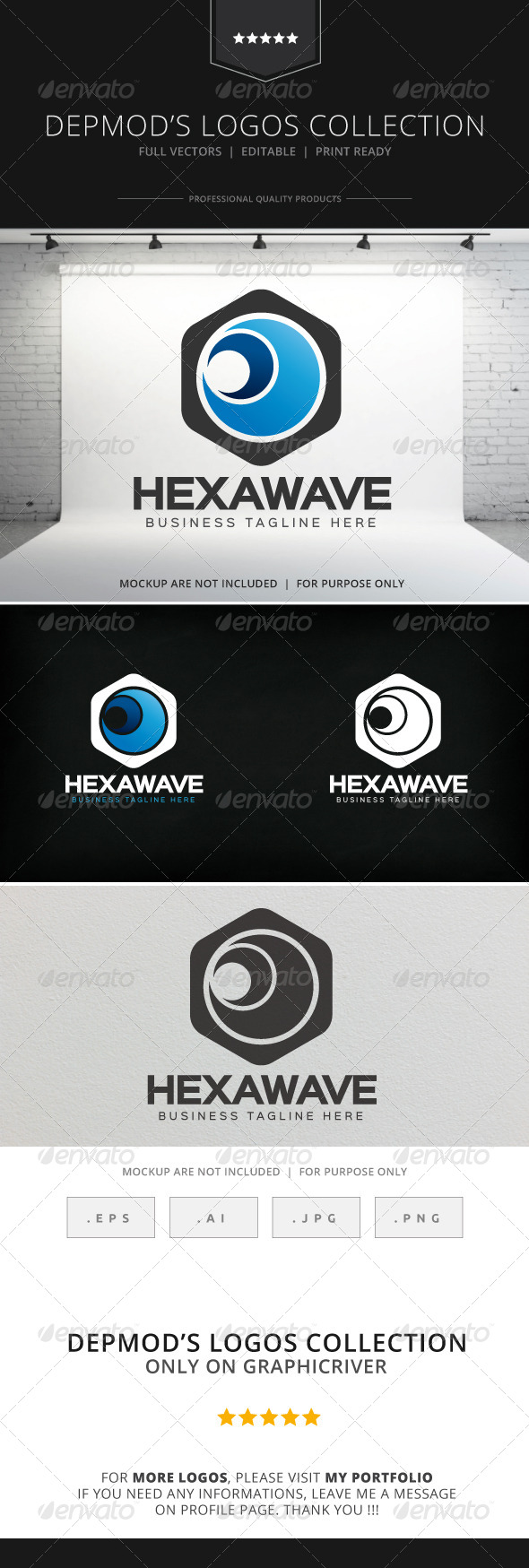 Hexa Wave Logo Hexa Wave Logo