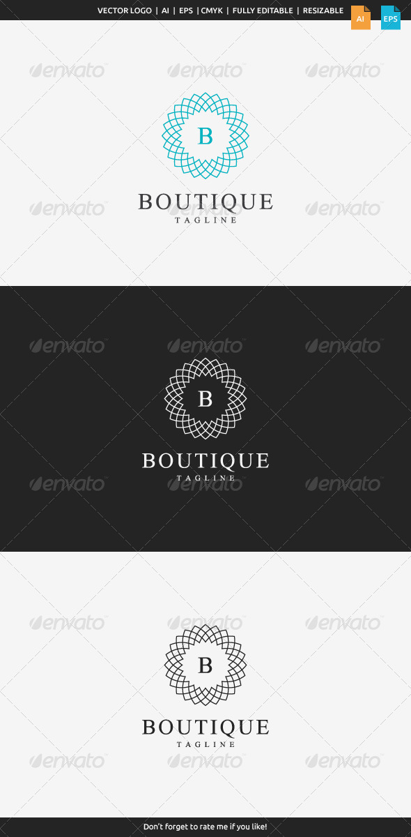 GraphicRiver Boutique Logo 8209106 GraphicRiver Boutique Logo 8209106