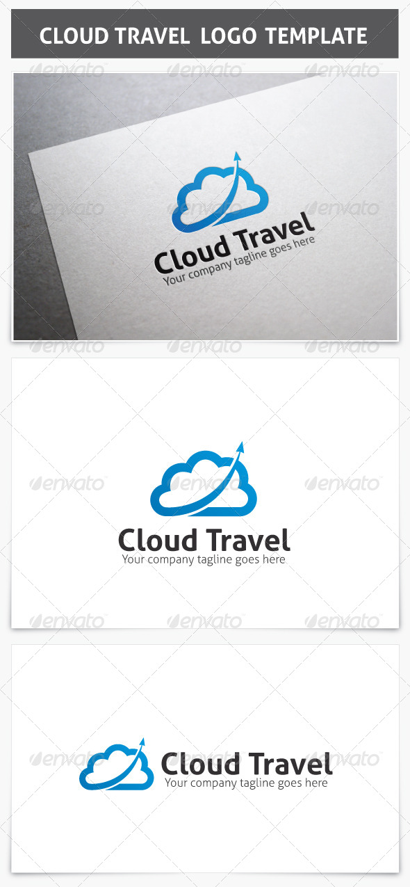 GraphicRiver Cloud Travel Logo 8209217 GraphicRiver Cloud Travel Logo 8209217
