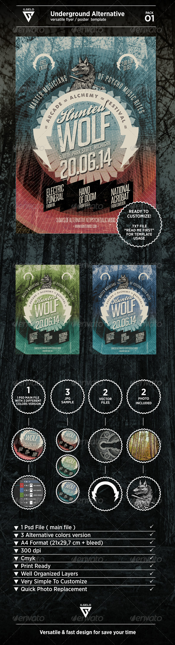 GraphicRiver Underground Alternative Flyer Poster Pack 01 8166059 GraphicRiver Underground Alternative Flyer Poster Pack 01 8166059