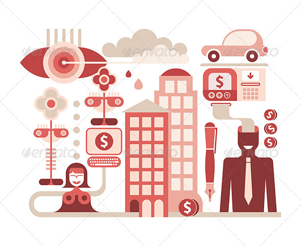 GraphicRiver Economy Illustration 8209545 GraphicRiver Economy Illustration 8209545