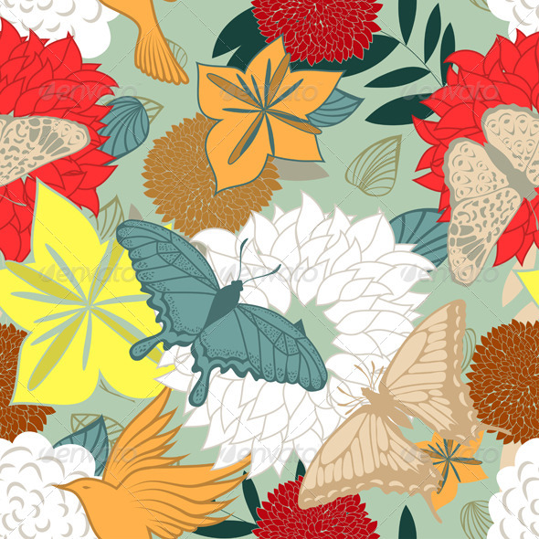 GraphicRiver Seamless Floral Pattern 8210323 GraphicRiver Seamless Floral Pattern 8210323