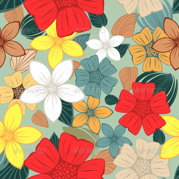 GraphicRiver Seamless Floral Pattern 8210326 GraphicRiver Seamless Floral Pattern 8210326