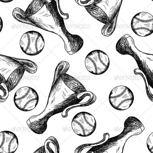 GraphicRiver Baseball Seamless Pattern 8210341 GraphicRiver Baseball Seamless Pattern 8210341