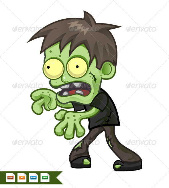 GraphicRiver Cartoon Zombie 8206973 GraphicRiver Cartoon Zombie 8206973