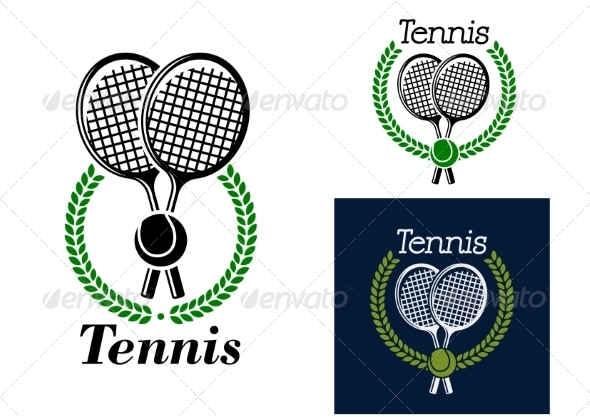 GraphicRiver Tennis Emblem 8215834 GraphicRiver Tennis Emblem 8215834