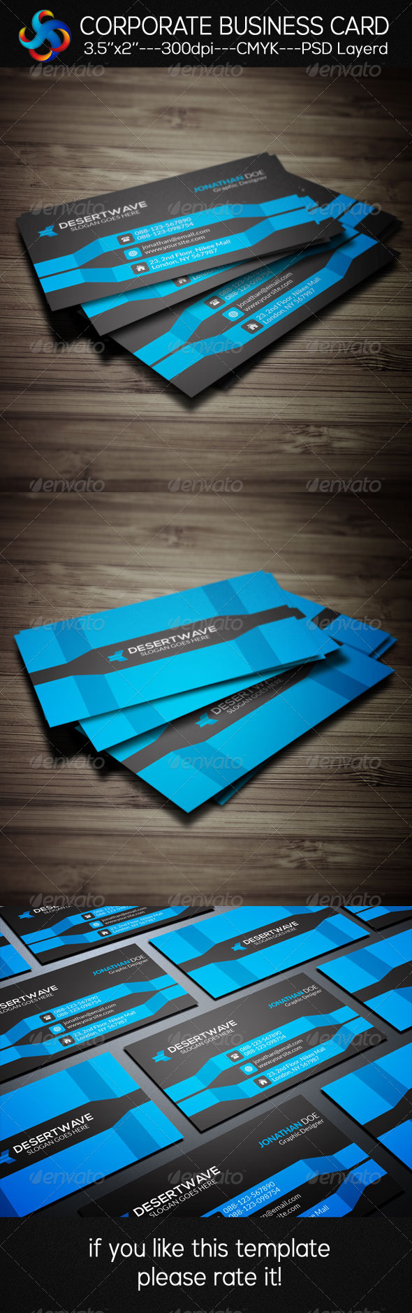Creative Corporate Business Card Creative Corporate Business Card