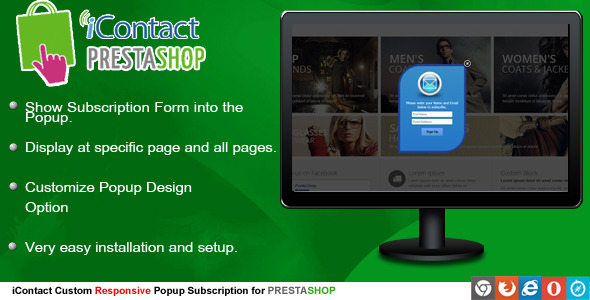 CodeCanyon Prestashop iContact Subscription 8216707 CodeCanyon Prestashop iContact Subscription 8216707