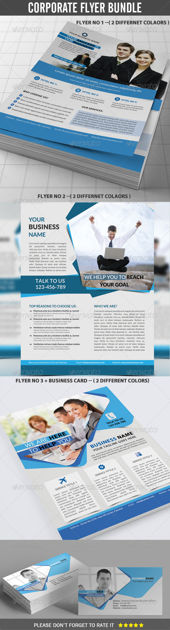 GraphicRiver Corporate Flyer Bundle 8216857 GraphicRiver Corporate Flyer Bundle 8216857