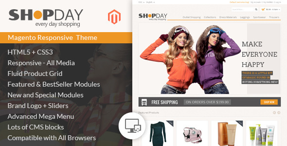 Shopday - Magento Responsive Theme