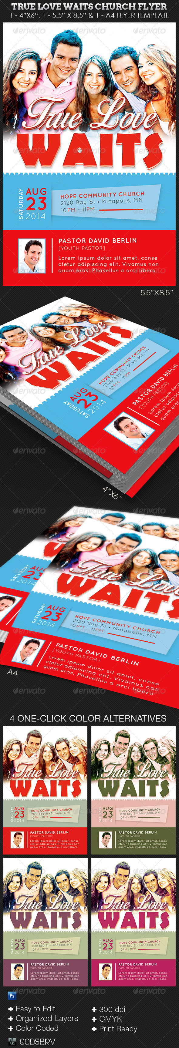 GraphicRiver True Love Waits Church Flyer Template 8201837 GraphicRiver True Love Waits Church Flyer Template 8201837