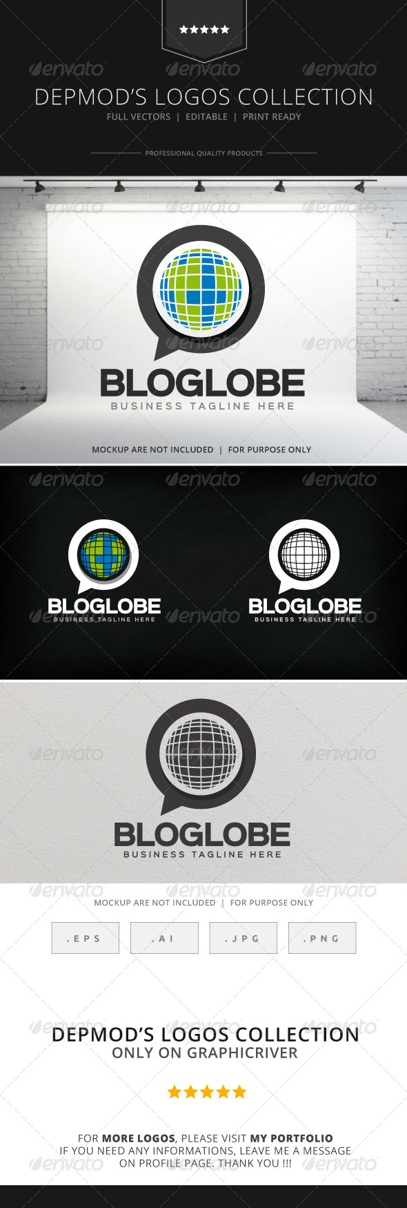 GraphicRiver Bloglobe Logo 8217184 GraphicRiver Bloglobe Logo 8217184