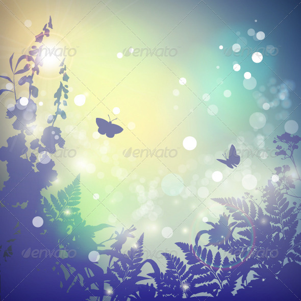 GraphicRiver Summer Vector Landscape 8217513 GraphicRiver Summer Vector Landscape 8217513