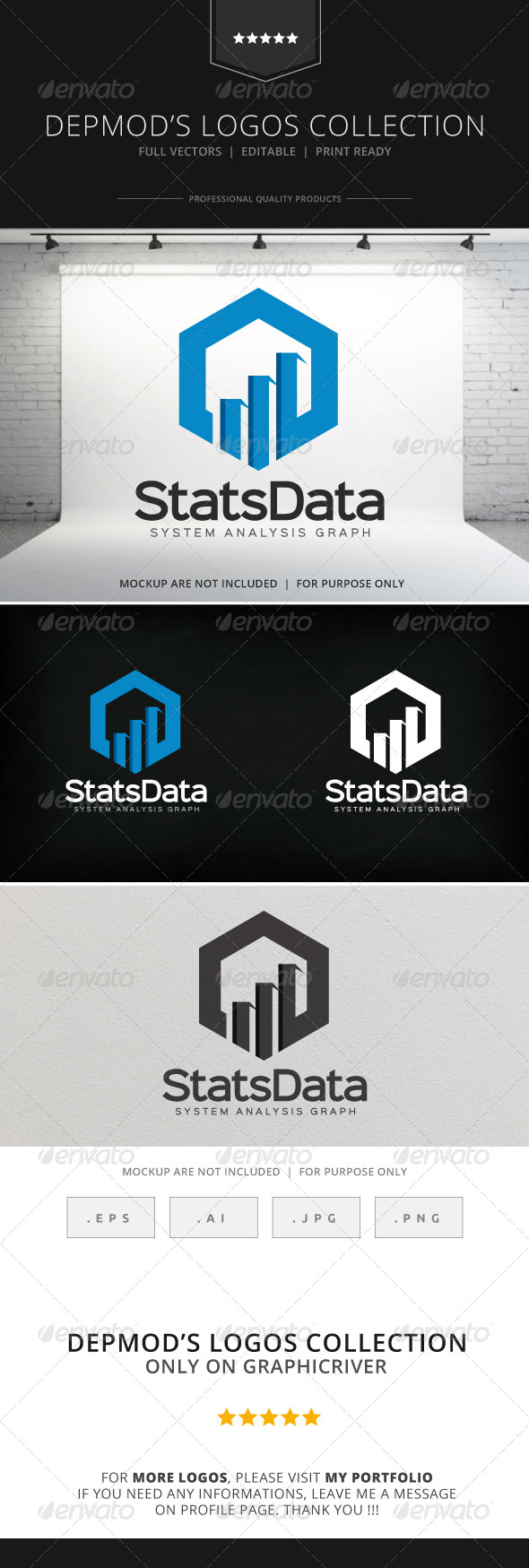 GraphicRiver Stats Data Logo 8217515 GraphicRiver Stats Data Logo 8217515