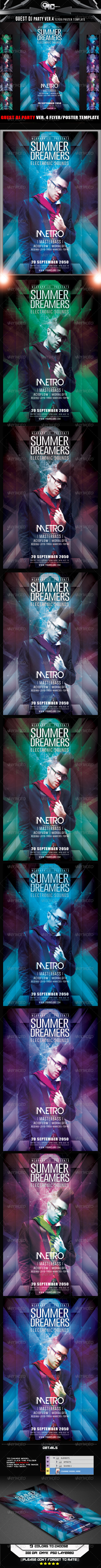 GraphicRiver Guest DJ Party Ver.4 Flyer Poster Template 8217531 GraphicRiver Guest DJ Party Ver.4 Flyer Poster Template 8217531