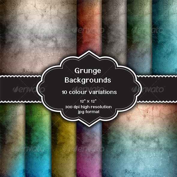 GraphicRiver Grunge Background Set 8217889 GraphicRiver Grunge Background Set 8217889
