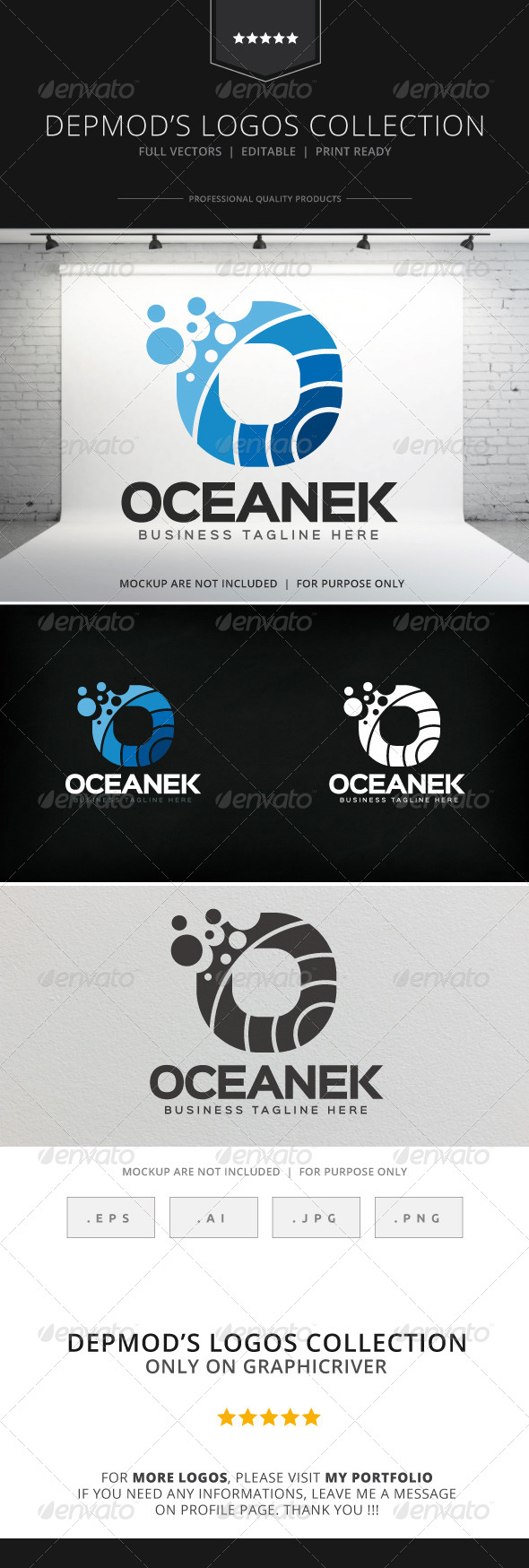 GraphicRiver Oceanek Logo 8217925 GraphicRiver Oceanek Logo 8217925