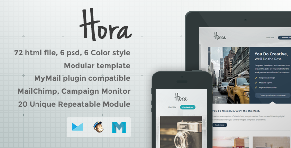 ThemeForest Hora Responsive Email Template 8218277 ThemeForest Hora Responsive Email Template 8218277