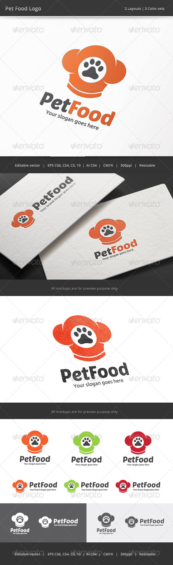 GraphicRiver Pet Food Logo 8218288 GraphicRiver Pet Food Logo 8218288
