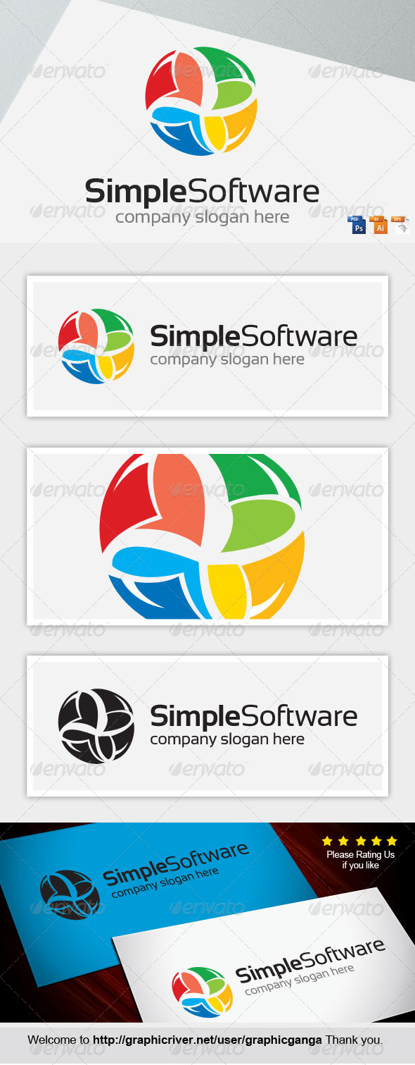 GraphicRiver Simple Software 8219000 GraphicRiver Simple Software 8219000