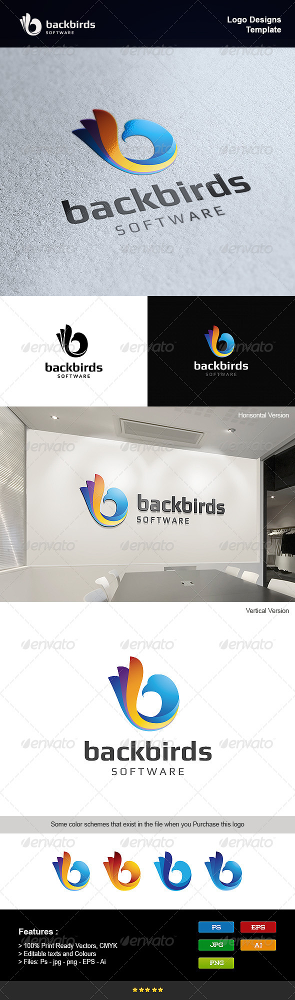 GraphicRiver Back Bird 8219041 GraphicRiver Back Bird 8219041