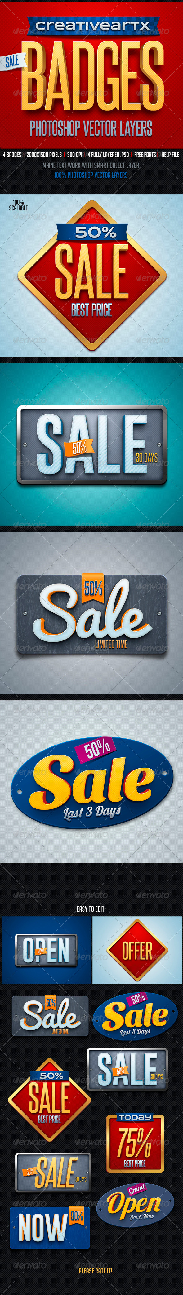 GraphicRiver Sale Badges 8217471 GraphicRiver Sale Badges 8217471
