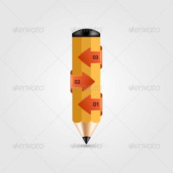 GraphicRiver Modern Pencil Infographics 8219115 GraphicRiver Modern Pencil Infographics 8219115