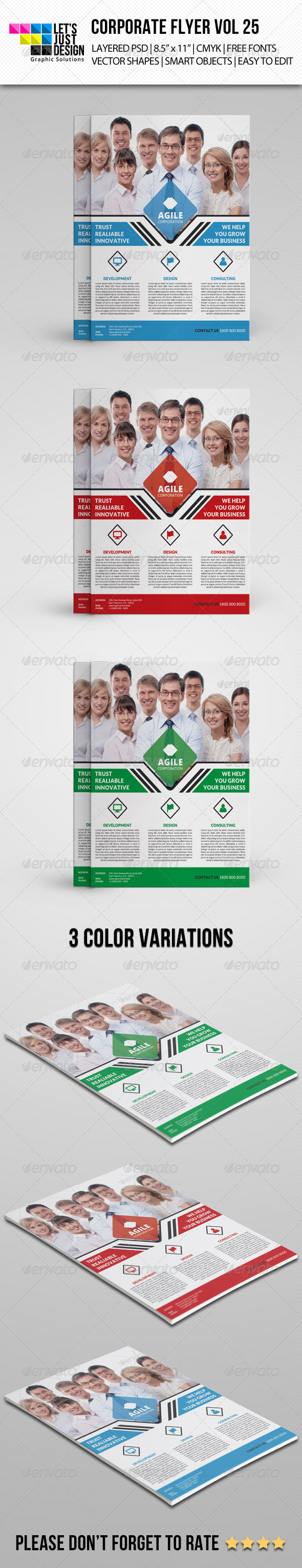 GraphicRiver Corporate Flyer Template Vol 25 8219348 GraphicRiver Corporate Flyer Template Vol 25 8219348