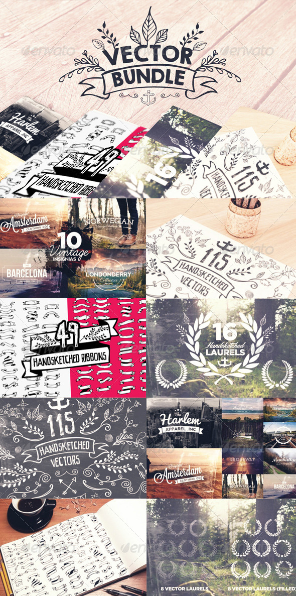 GraphicRiver Vector Design Bundle 8219451 GraphicRiver Vector Design Bundle 8219451