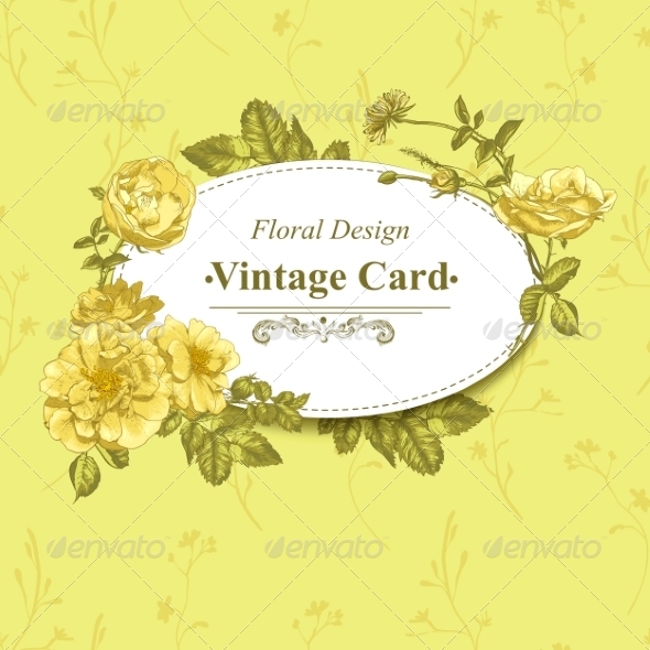 GraphicRiver Roses Greeting Card 8225613 GraphicRiver Roses Greeting Card 8225613