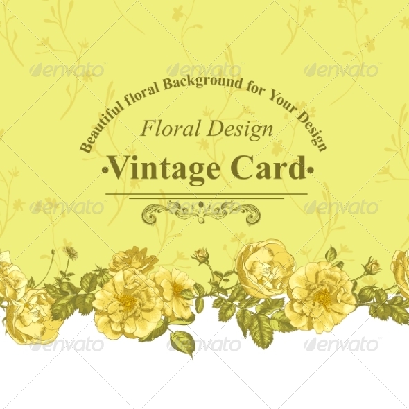 GraphicRiver Roses Greeting Card 8225658 GraphicRiver Roses Greeting Card 8225658